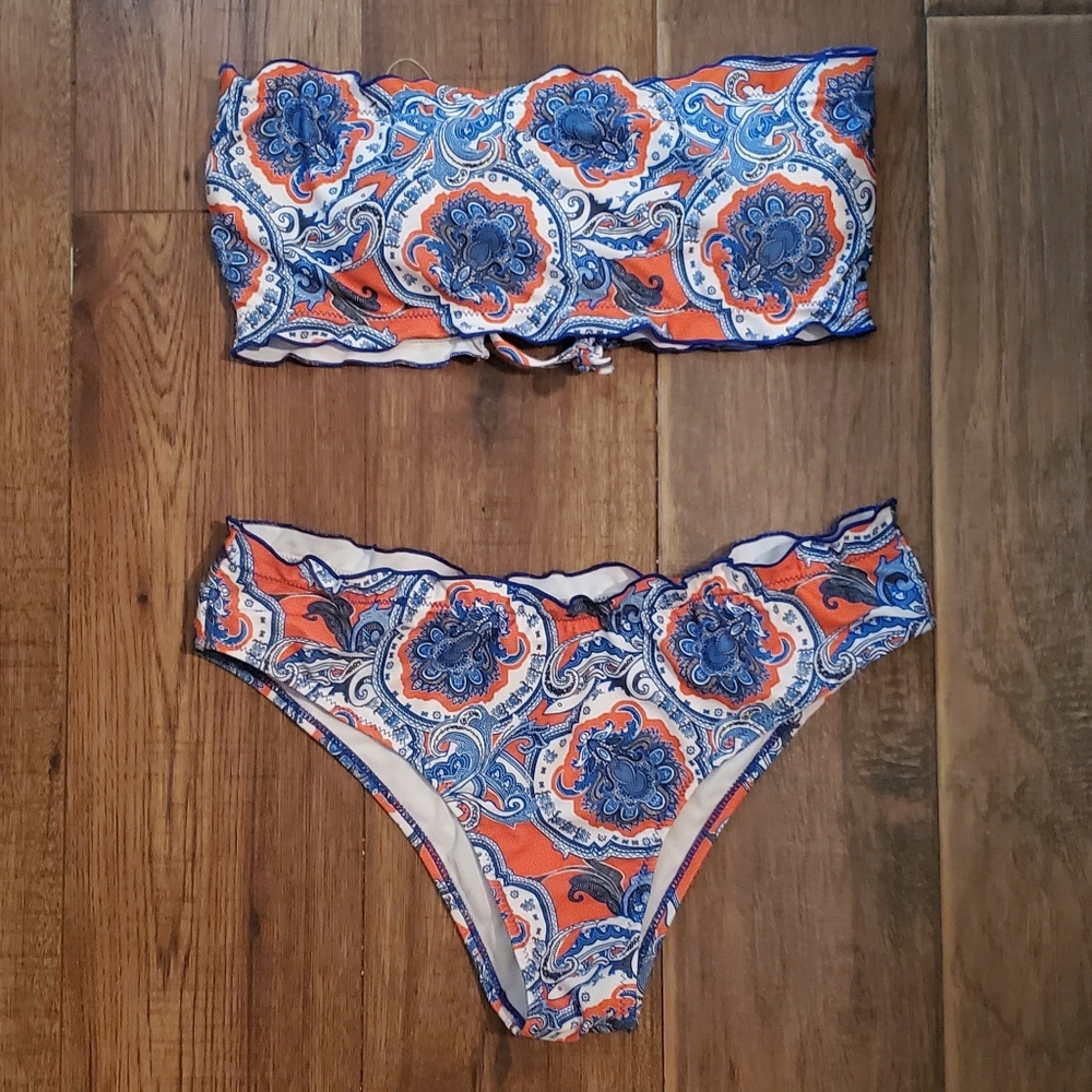 Zaful Bandeau Bikini